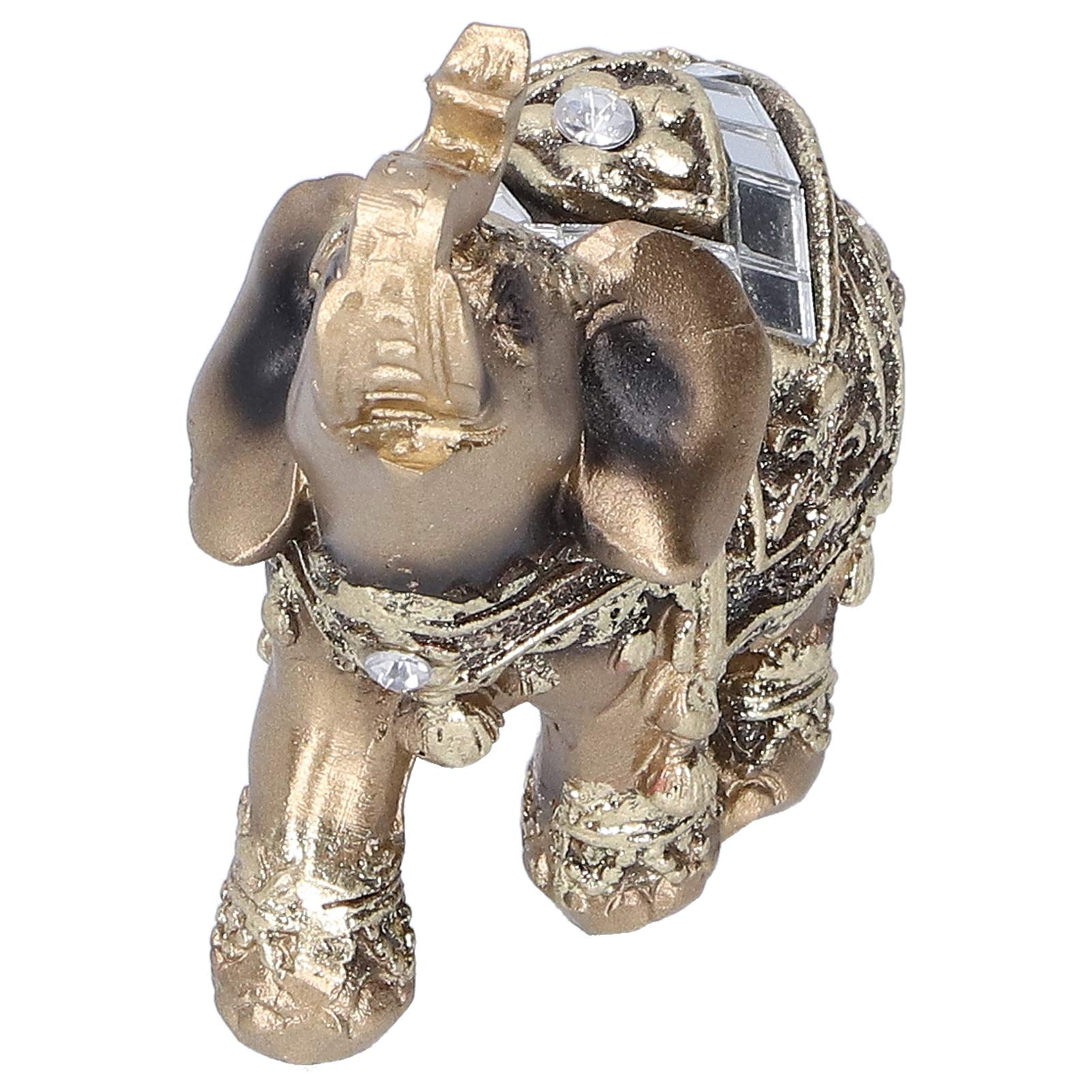 Amazon.co.jp: 象の置物 キラキララインストーン装飾 幸運の象